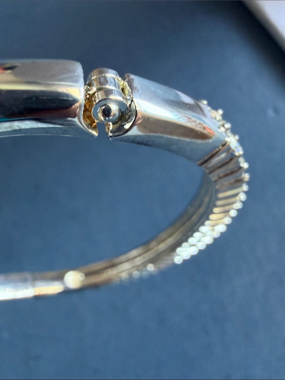 Vintage Jennifer Moore Crystal Rhinestone Silver Tone Bracelet,NIB - Picture 10 of 16